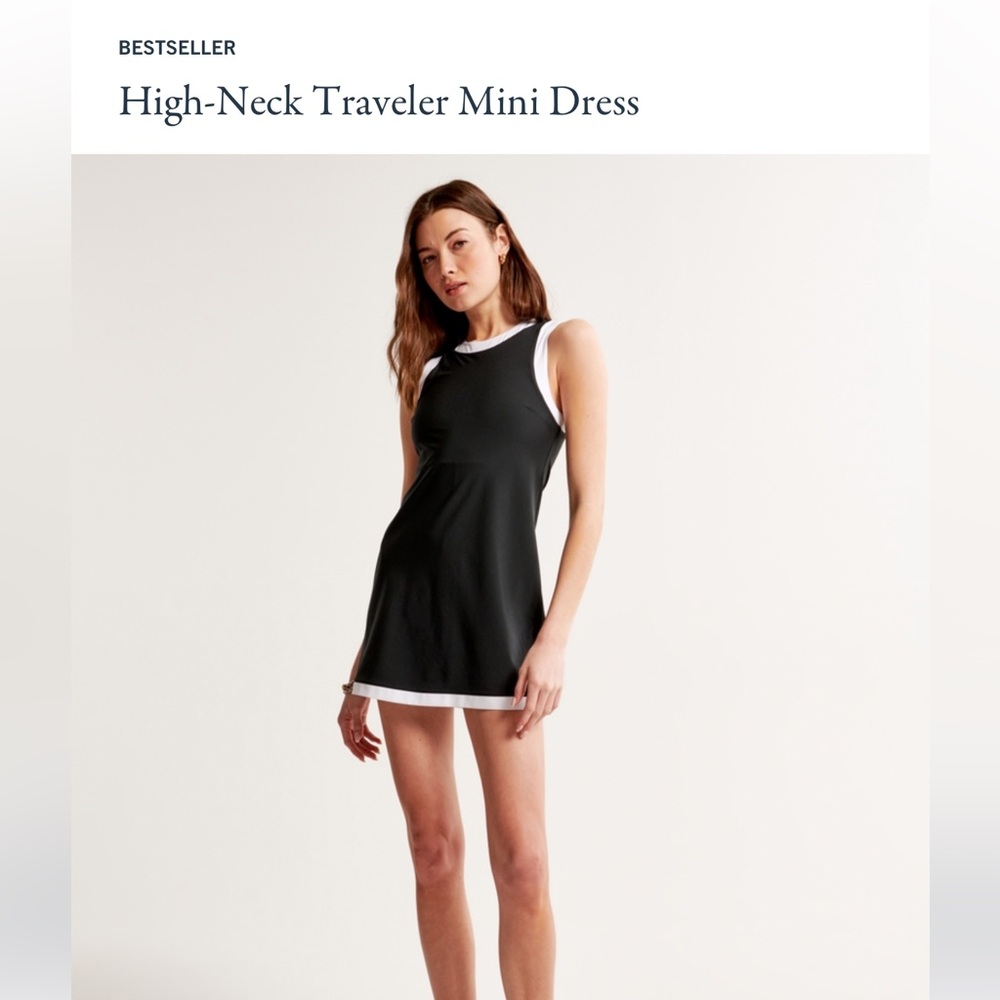 Abercrombie and Fitch High-Neck Traveler Dress